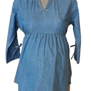Camisa mezclilla 3/4
